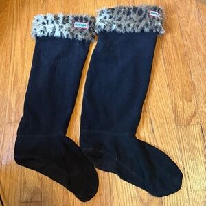 Hunter Boot Socks Leopard